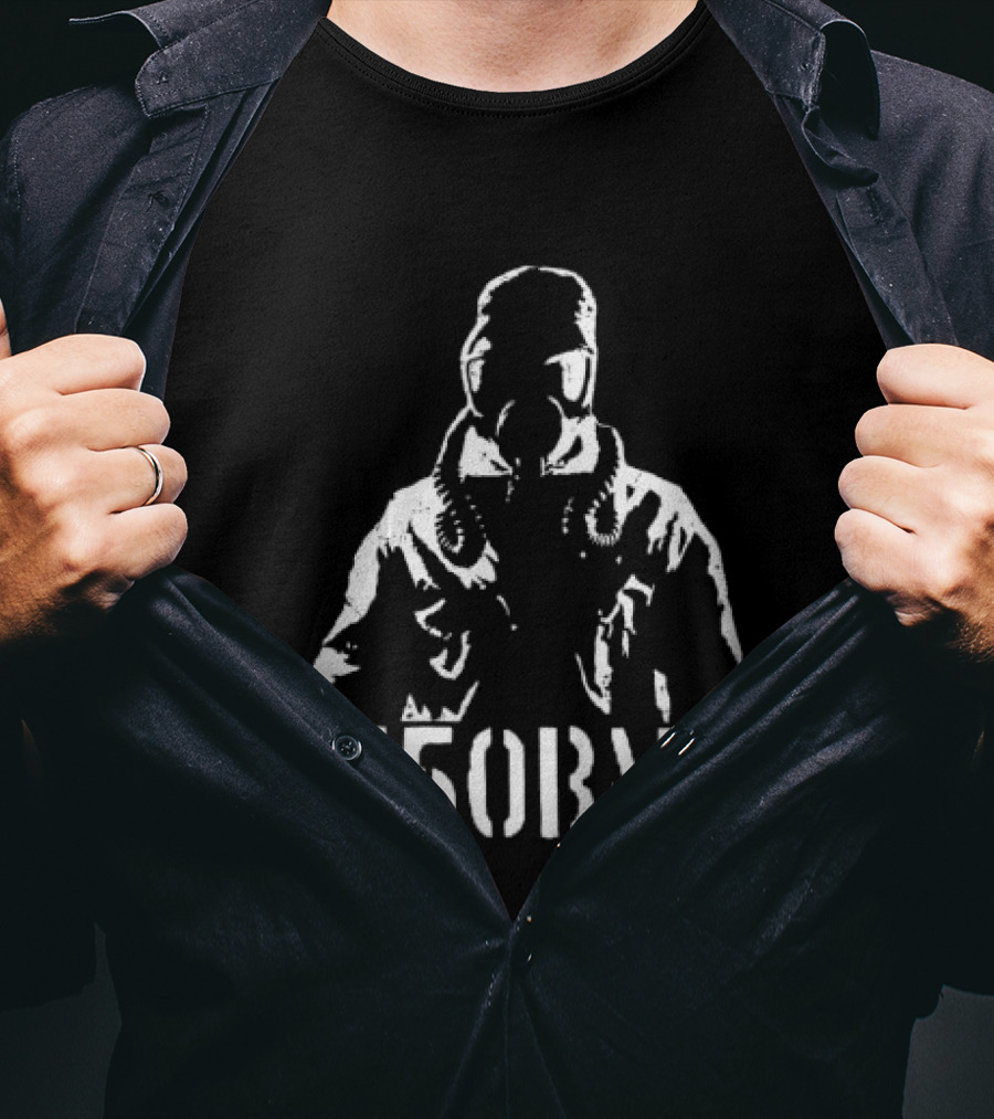 5150BMX Store Gas Mask Rider Ode To Anthem T-Shirt
