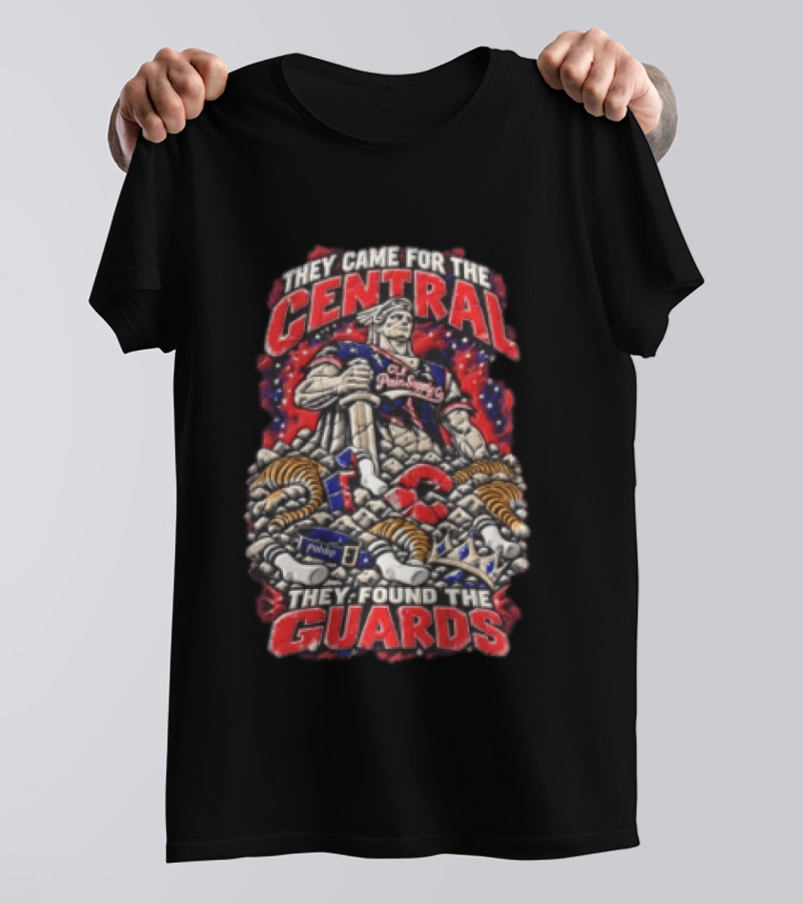 Cleveland Guardians They Came For The Central They Found The Guards Historic Baseball Legacy T-Shirt