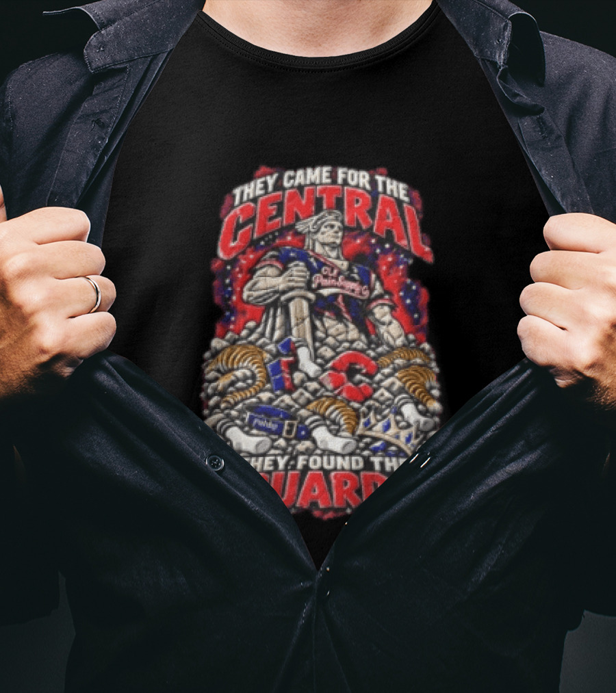 Cleveland Guardians They Came For The Central They Found The Guards Historic Baseball Legacy T-Shirt