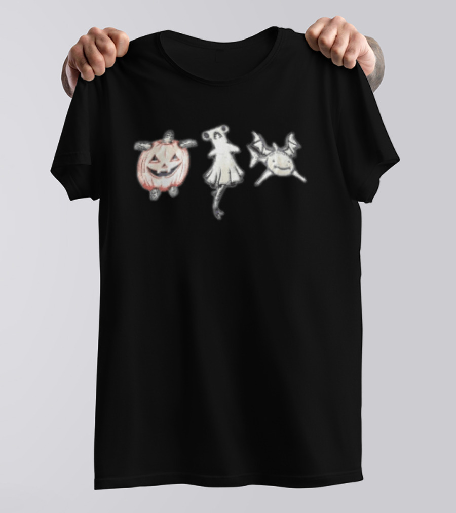 Halloween Turtle Pumpkin Ghost Shark Bat Sea Creatures T-Shirt