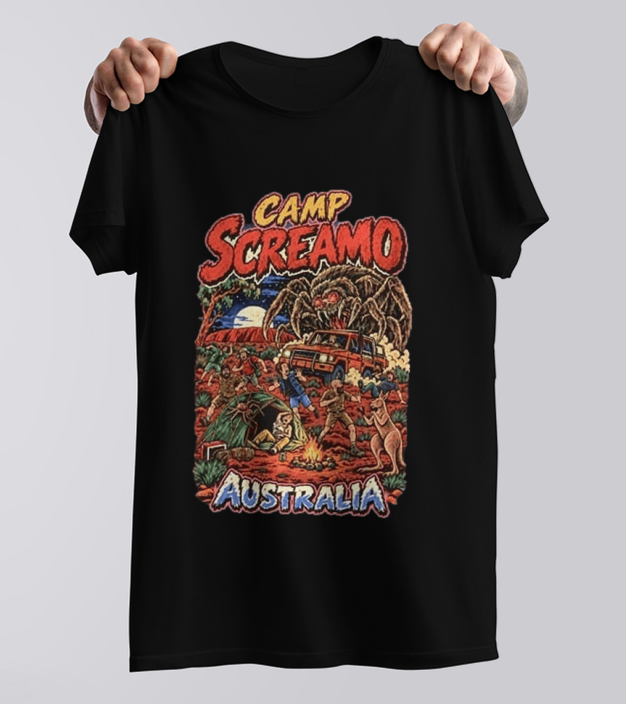 Original Camp Screamo Silverstein And Story Of The Year Australia Tour 2027 Dates T-Shirt