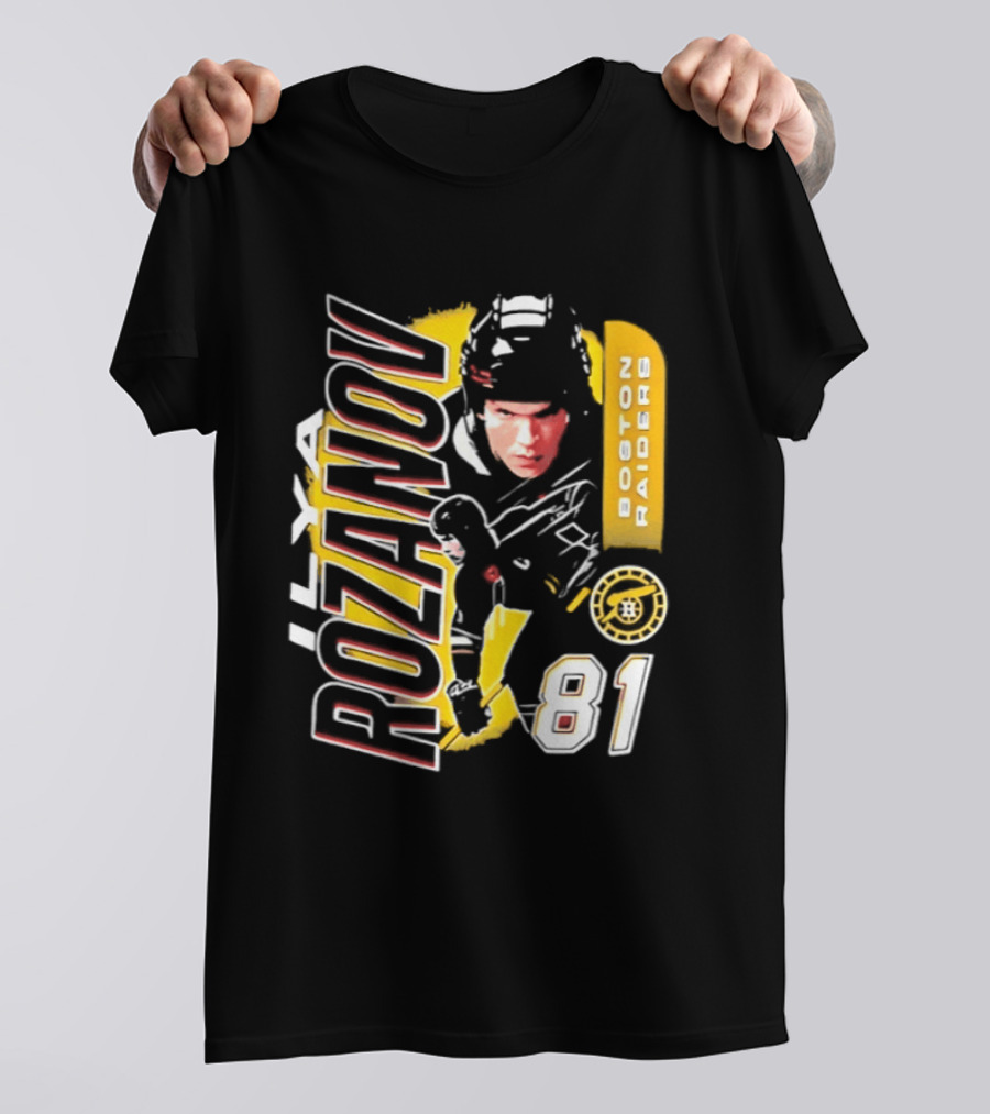 Rozanov Boston Raiders Hockey 81 T-Shirt
