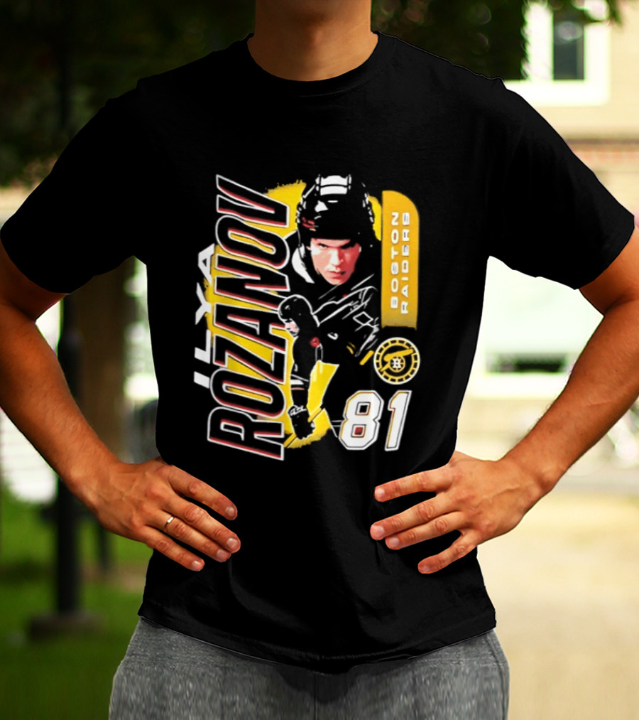 Rozanov Boston Raiders Hockey 81 T-Shirt