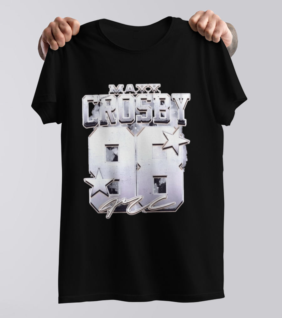 Maxx Crosby 98 Raiders Star Signature T-Shirt