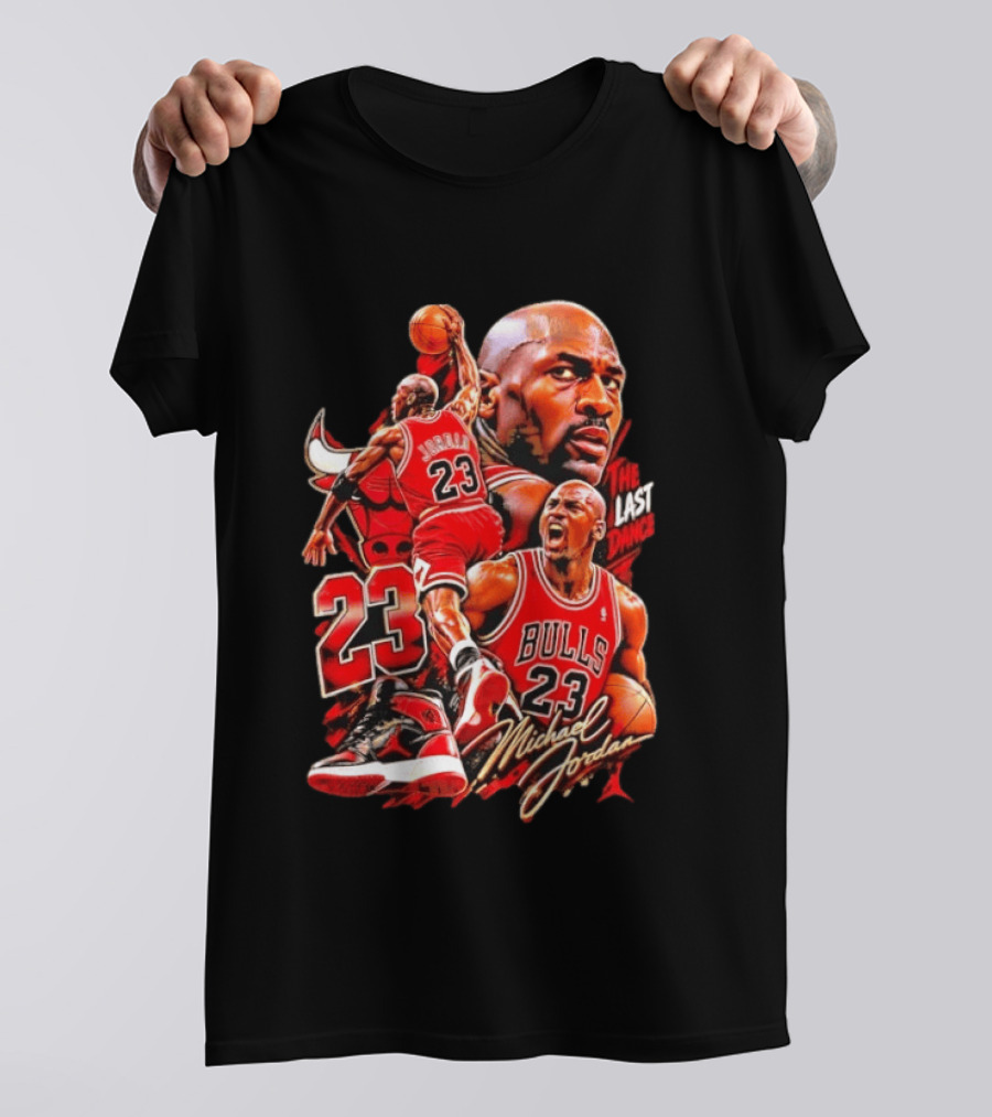 Michael Jordan Chicago Bulls 23 The Last Dance Bootleg T-Shirt