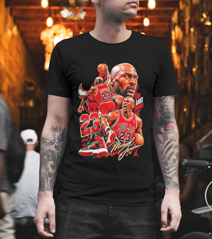 Michael Jordan Chicago Bulls 23 The Last Dance Bootleg T-Shirt