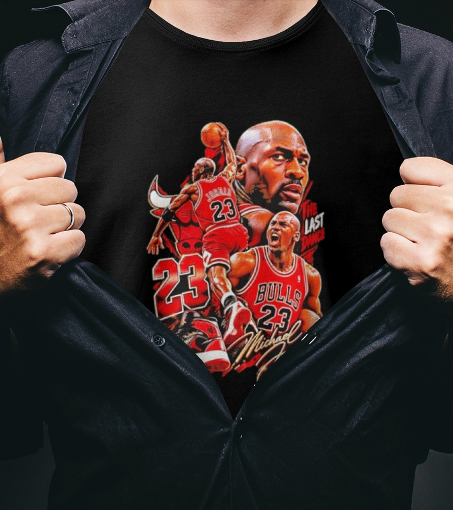 Michael Jordan Chicago Bulls 23 The Last Dance Bootleg T-Shirt