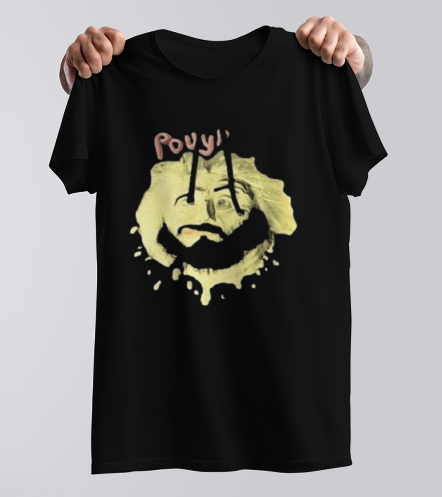 Pouya Clay Melted Smiley Face T-Shirt