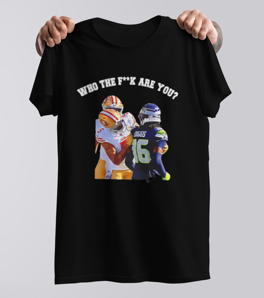 Mike Evans San Francisco 49ers Who The F**k Are You Diggs Meme T-Shirt