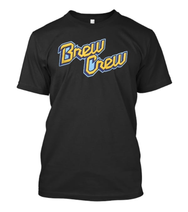 Milwaukee Brewers Brew Crew Yellow Blue T-Shirt