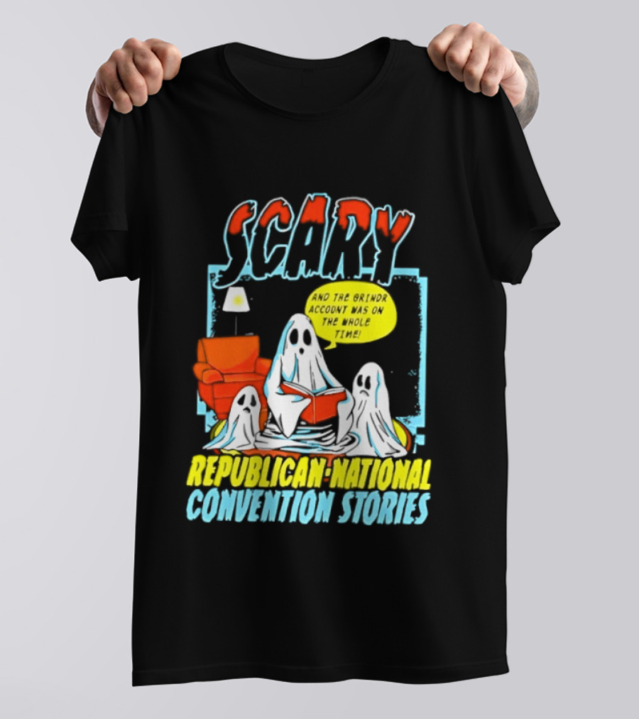 Scary Republican National Convention Stories Ghosts Reading Tales T-Shirt