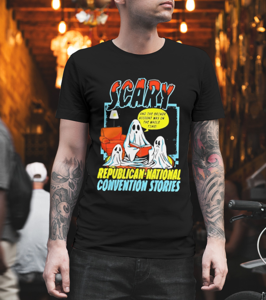 Scary Republican National Convention Stories Ghosts Reading Tales T-Shirt