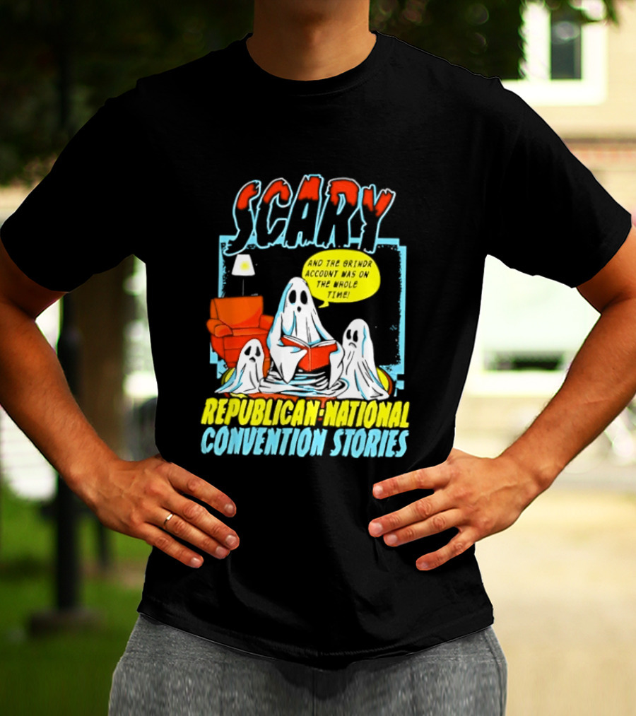 Scary Republican National Convention Stories Ghosts Reading Tales T-Shirt