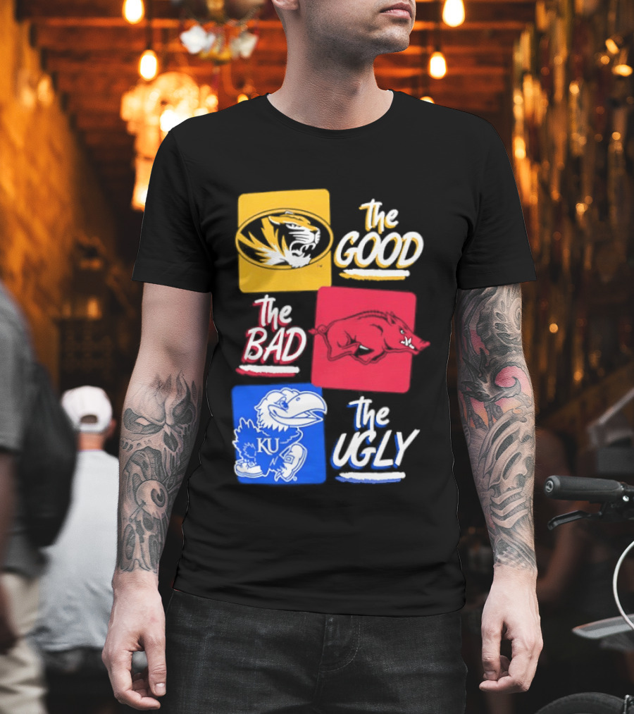 Missouri Tigers The Good The Bad The Ugly Kansas Jayhawks Rivalry T-Shirt