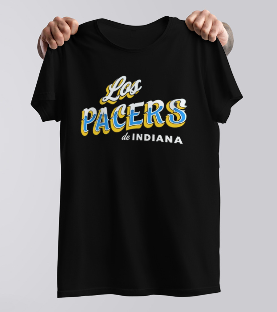 Los Pacers De Indiana NBA Basketball Team Bilingual Branding T-Shirt