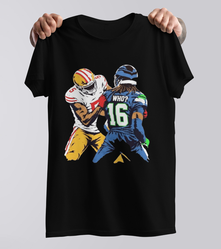 New King Who Dis Football 49ers Vs Seahawks Clash T-Shirt