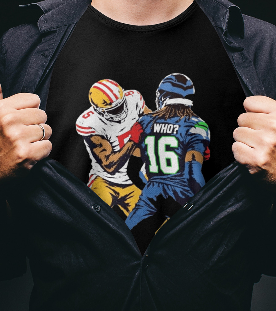 New King Who Dis Football 49ers Vs Seahawks Clash T-Shirt
