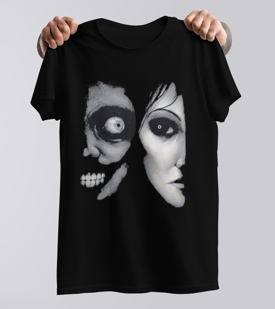 The Painter Halloween 2026 Creepy Face Illusion T-Shirt