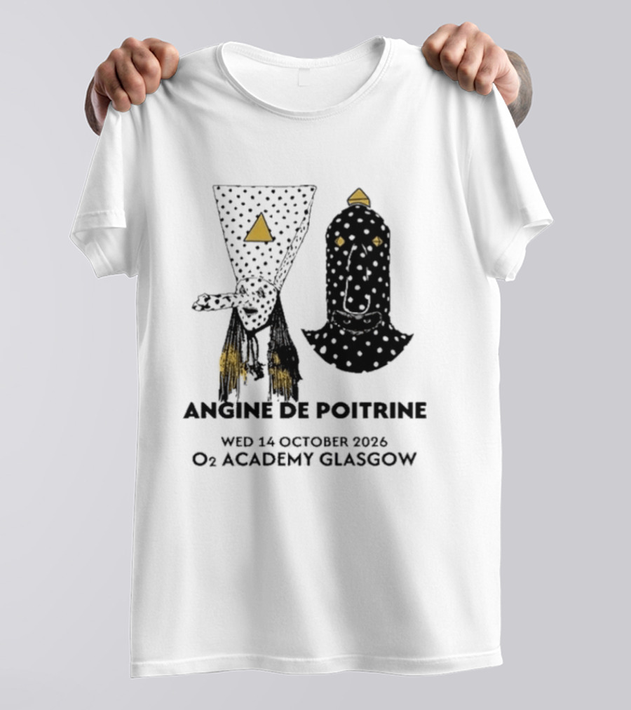 Angine De Poitrine O2 Academy Glasgow October 14 2026 T-Shirt