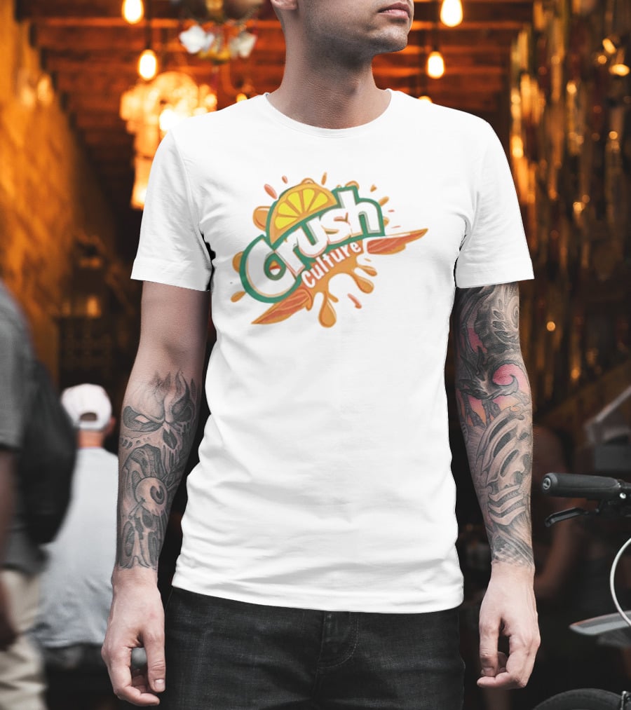 Crush Culture Orange Slice Splash T-Shirt