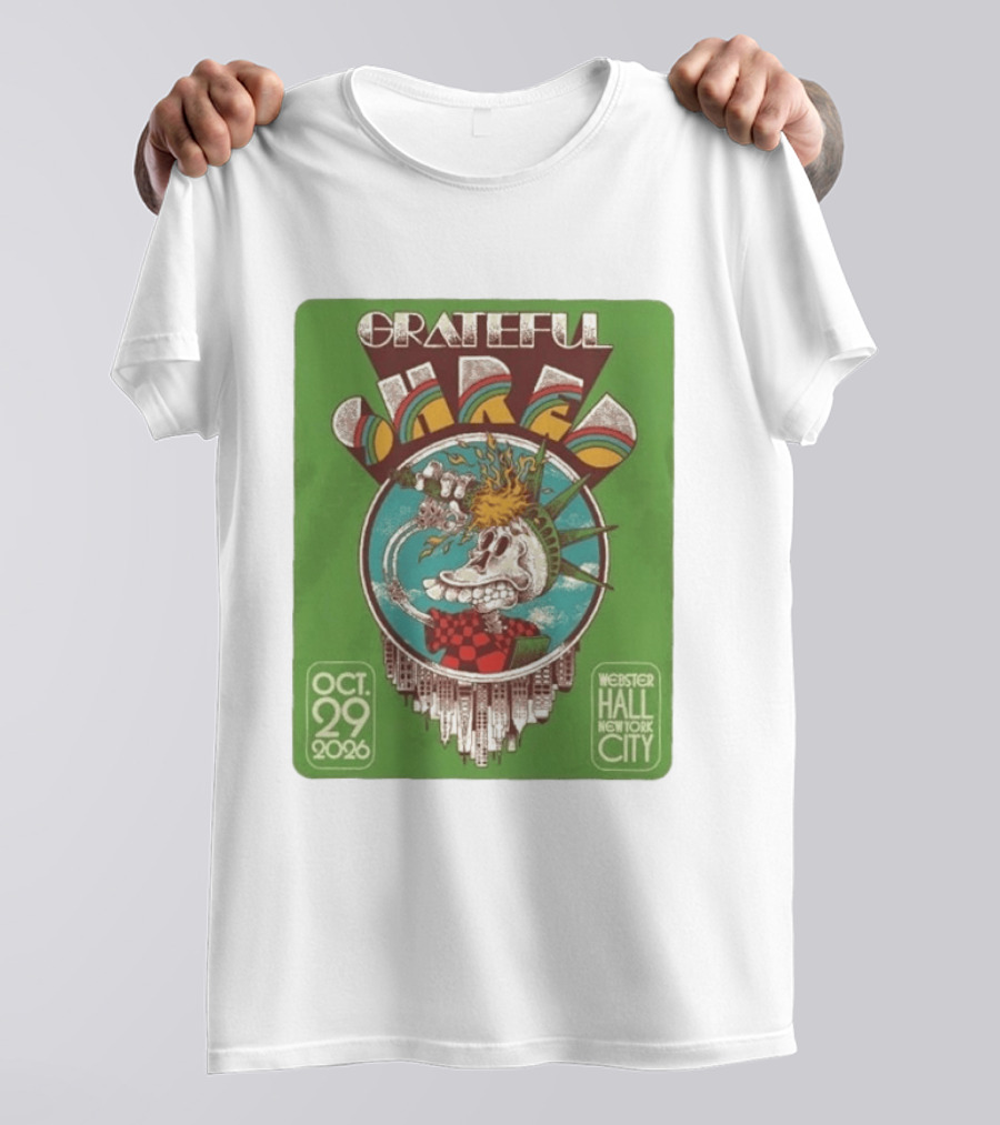 Grateful Shred Webster Hall New York City October 29 2026 Event T-Shirt