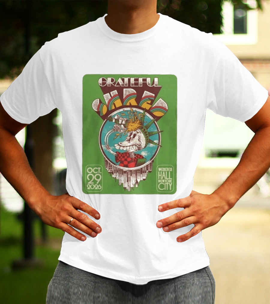 Grateful Shred Webster Hall New York City October 29 2026 Event T-Shirt
