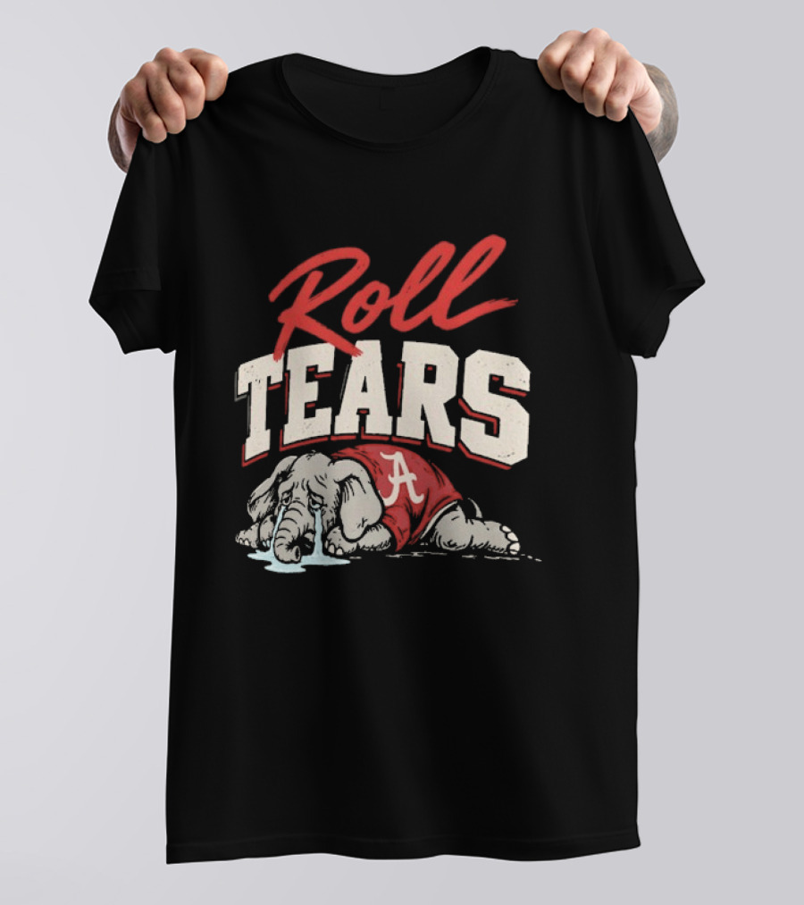 Alabama Crimson Tide Roll Tears Elephant T-Shirt