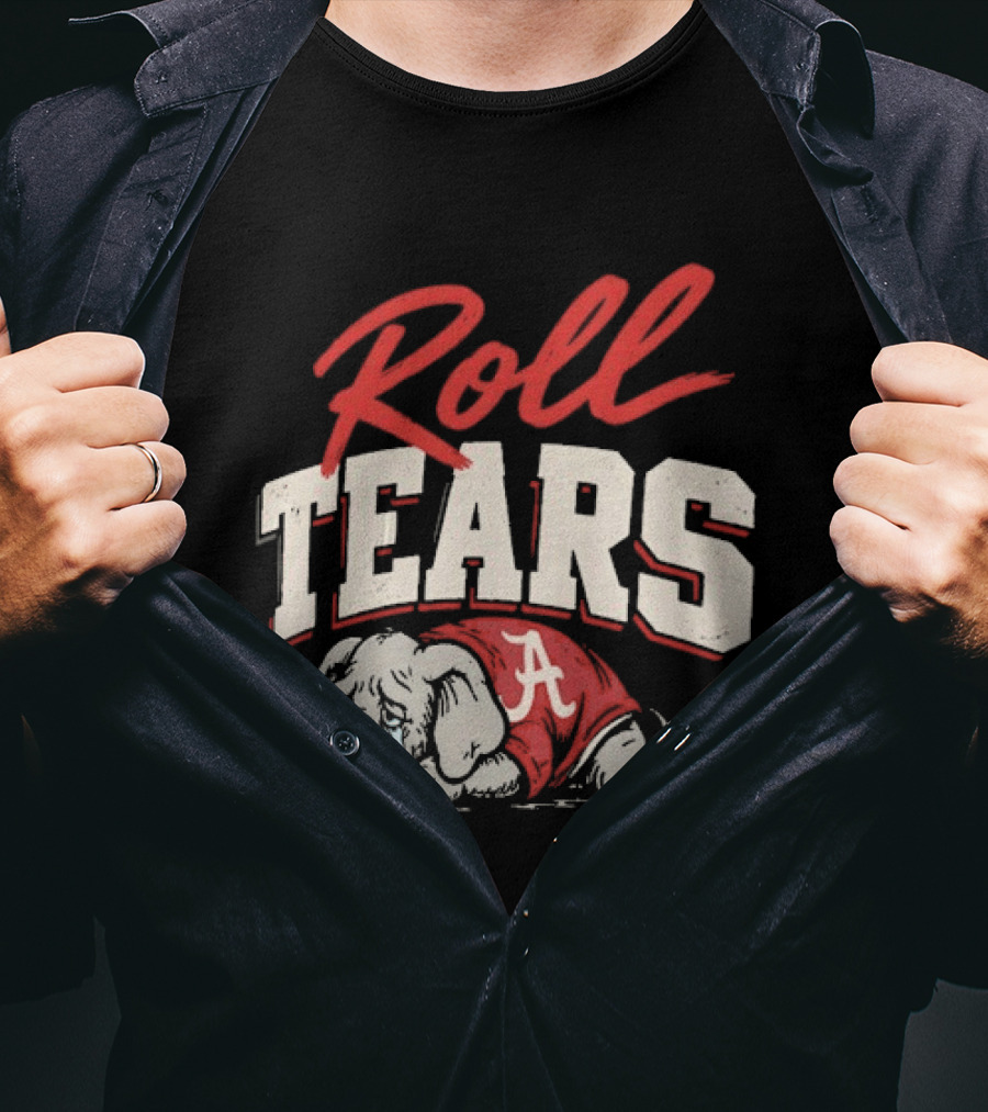 Alabama Crimson Tide Roll Tears Elephant T-Shirt