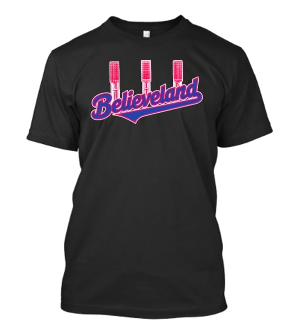 Believeland Cleveland Stadium Lights T-Shirt