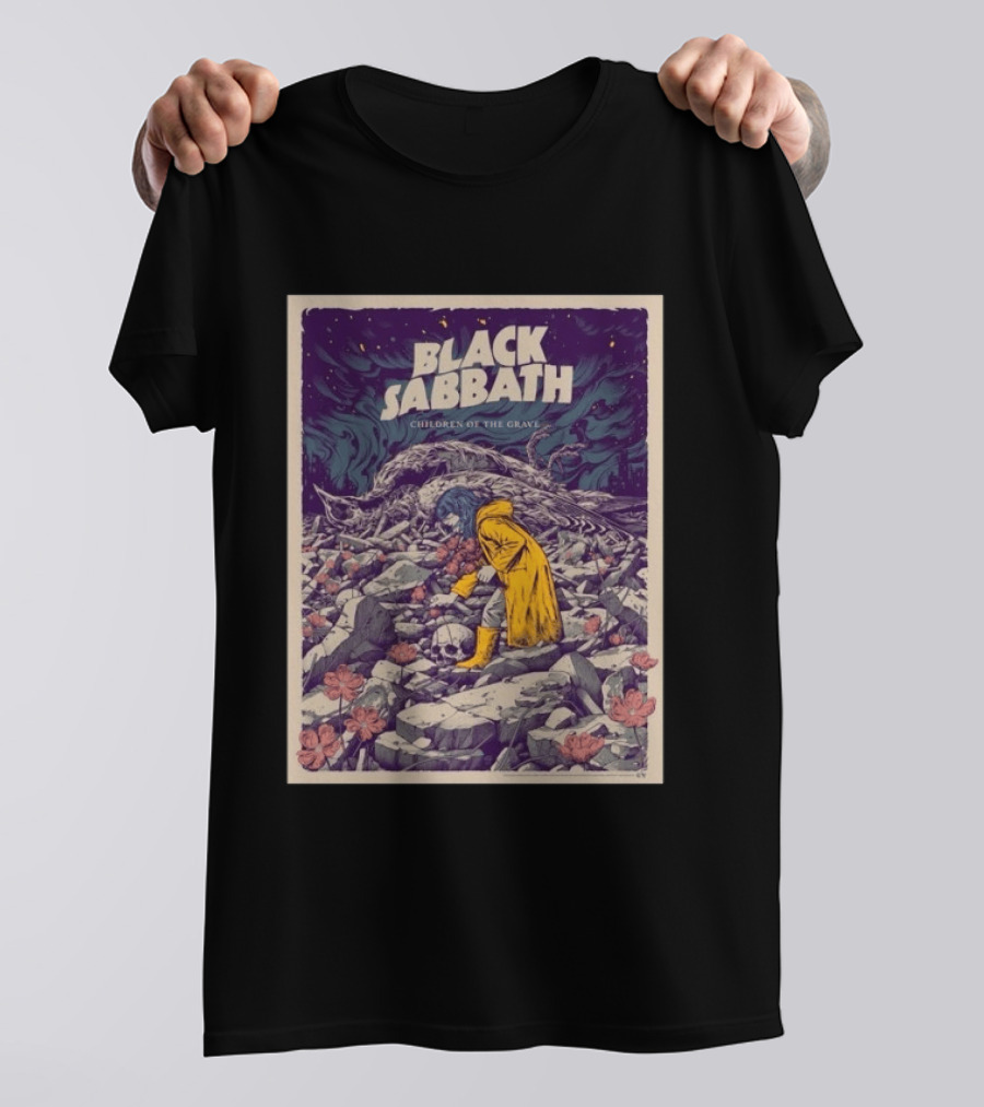 Black Sabbath Children Of The Grave October 15 2026 Event Art Nightmare Scene T-Shirt