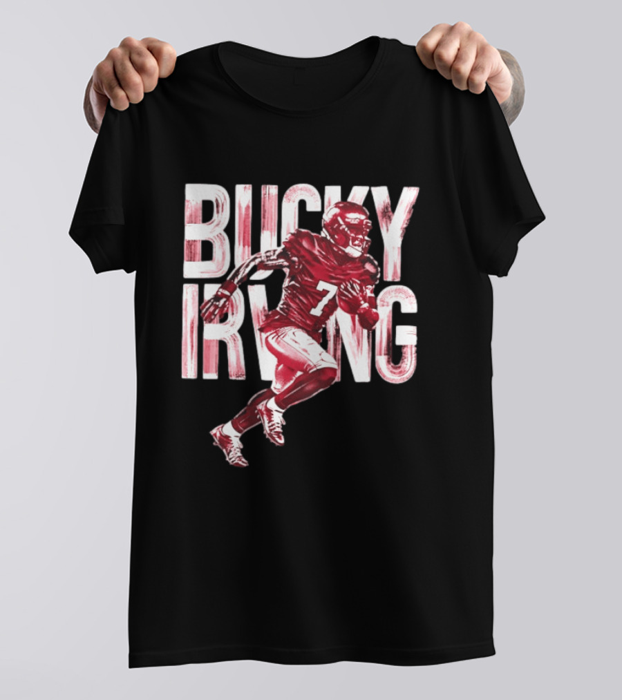 Bucky Irving Tampa Bay Buccaneers Brush Stroke Number 7 T-Shirt