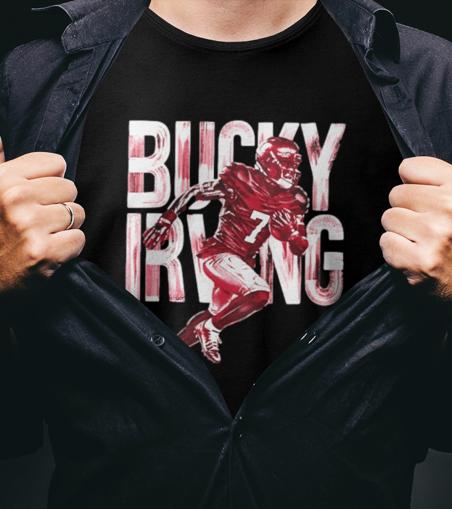 Bucky Irving Tampa Bay Buccaneers Brush Stroke Number 7 T-Shirt