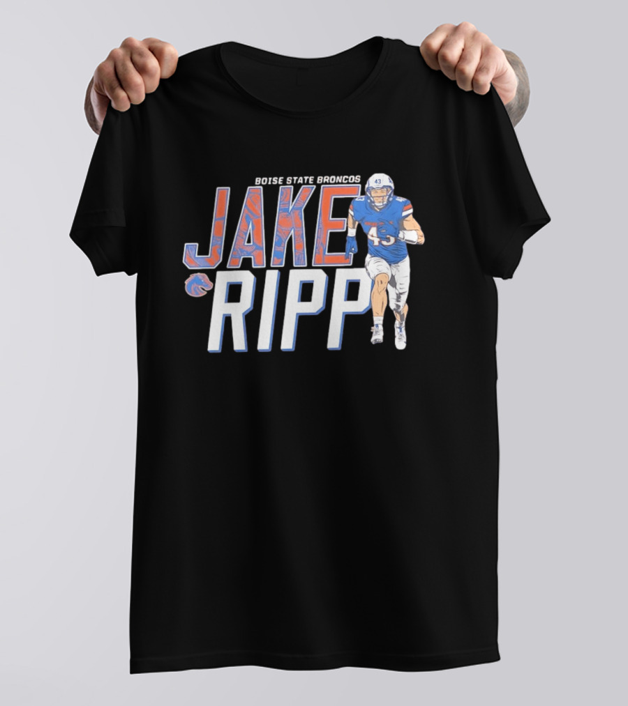 Boise State Broncos Jake Ripp Football 43 T-Shirt