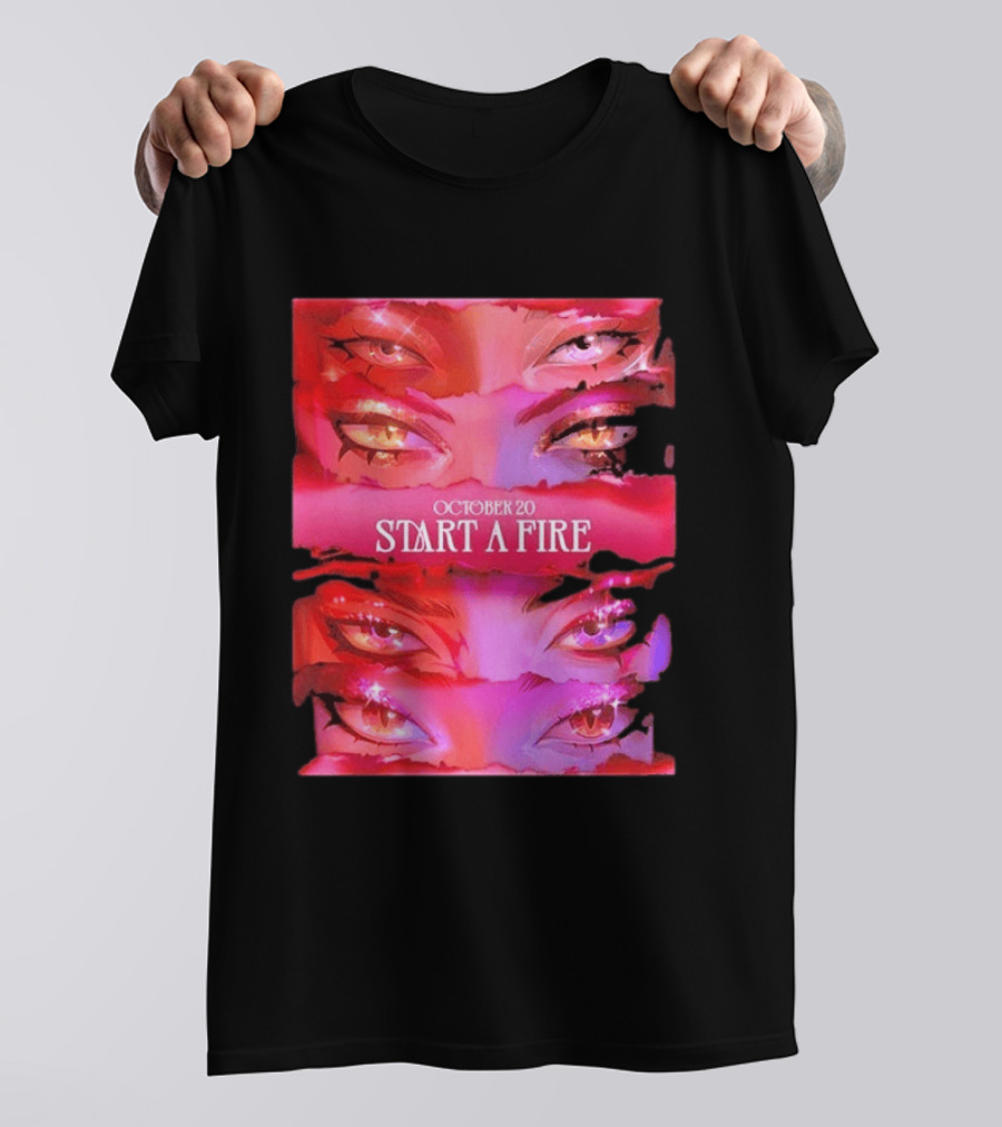 KDA League Of Legends Start A Fire October 20 2026 T-Shirt
