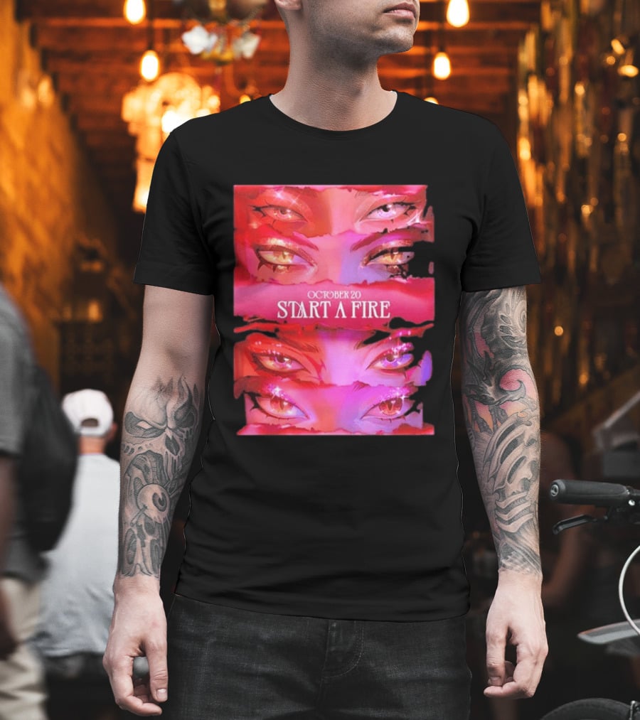 KDA League Of Legends Start A Fire October 20 2026 T-Shirt