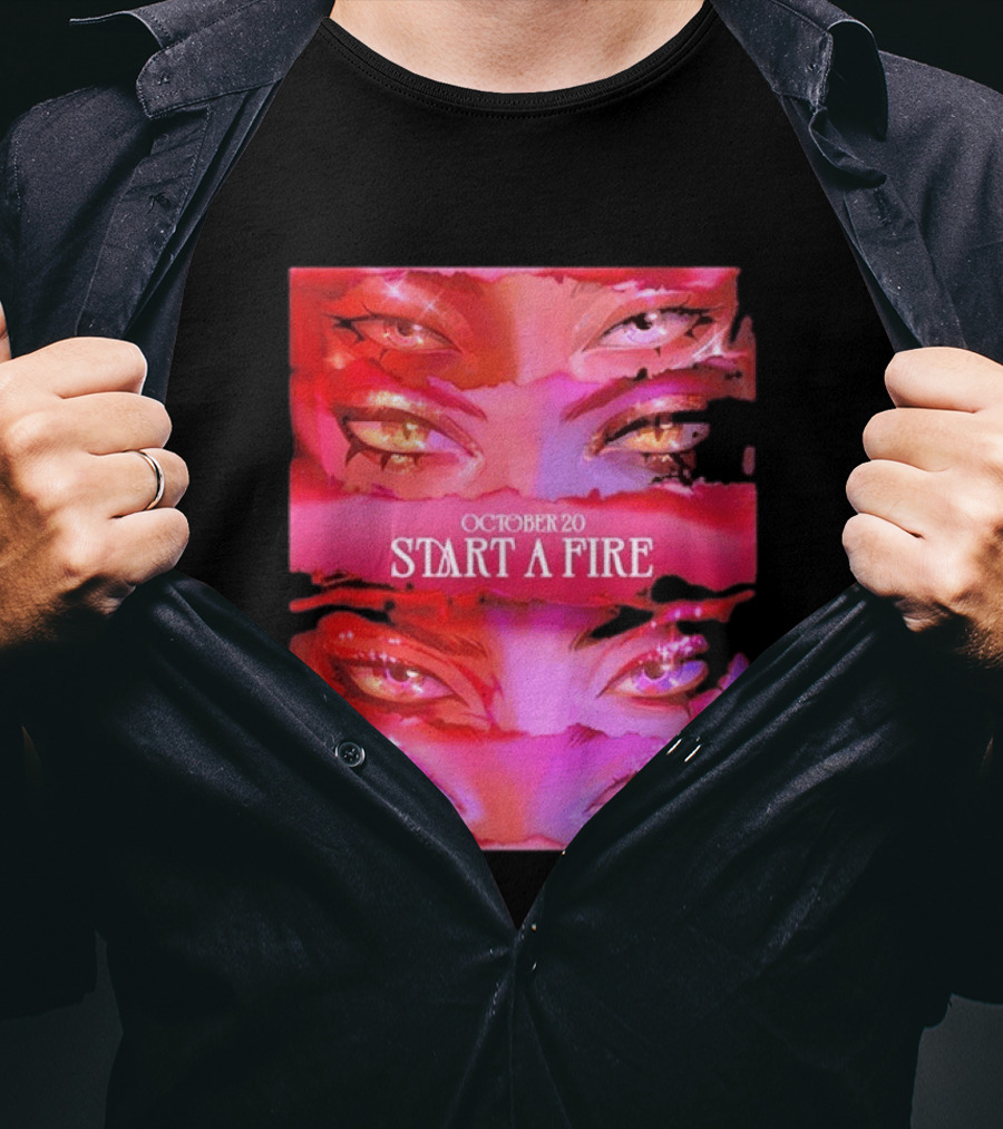 KDA League Of Legends Start A Fire October 20 2026 T-Shirt