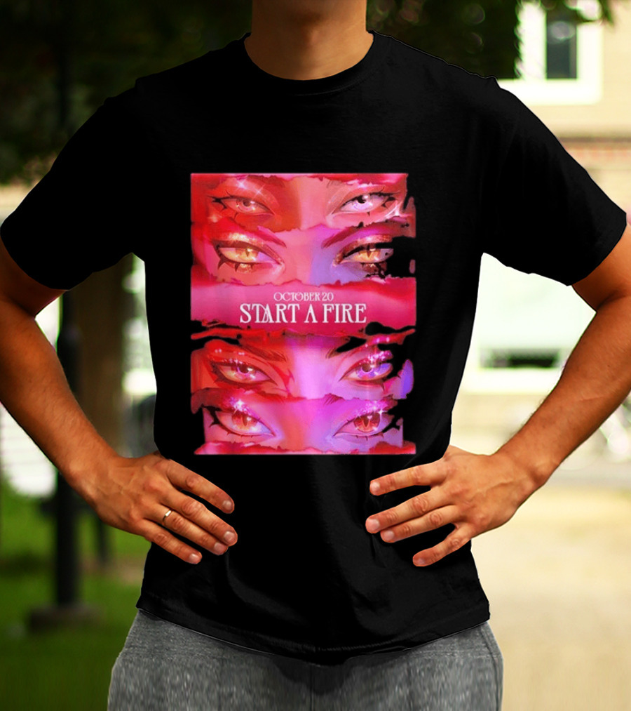 KDA League Of Legends Start A Fire October 20 2026 T-Shirt