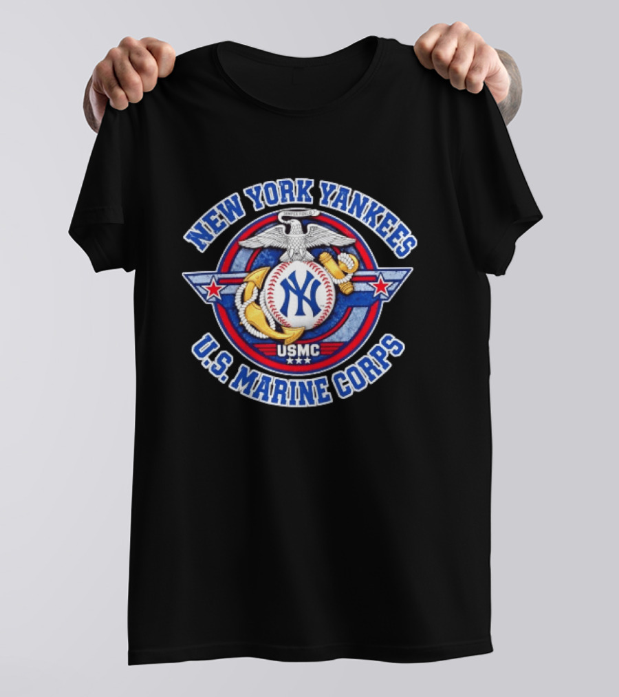 New York Yankees USMC Semper Fidelis T-Shirt
