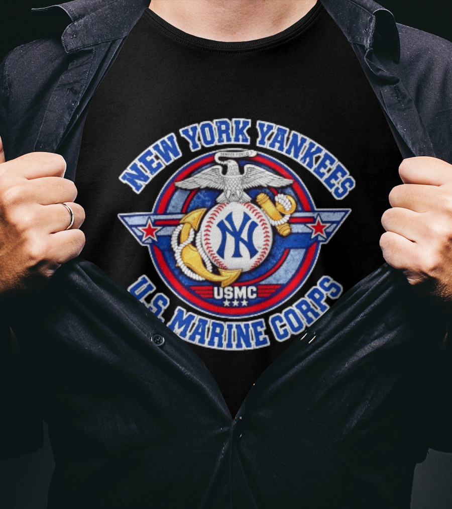 New York Yankees USMC Semper Fidelis T-Shirt