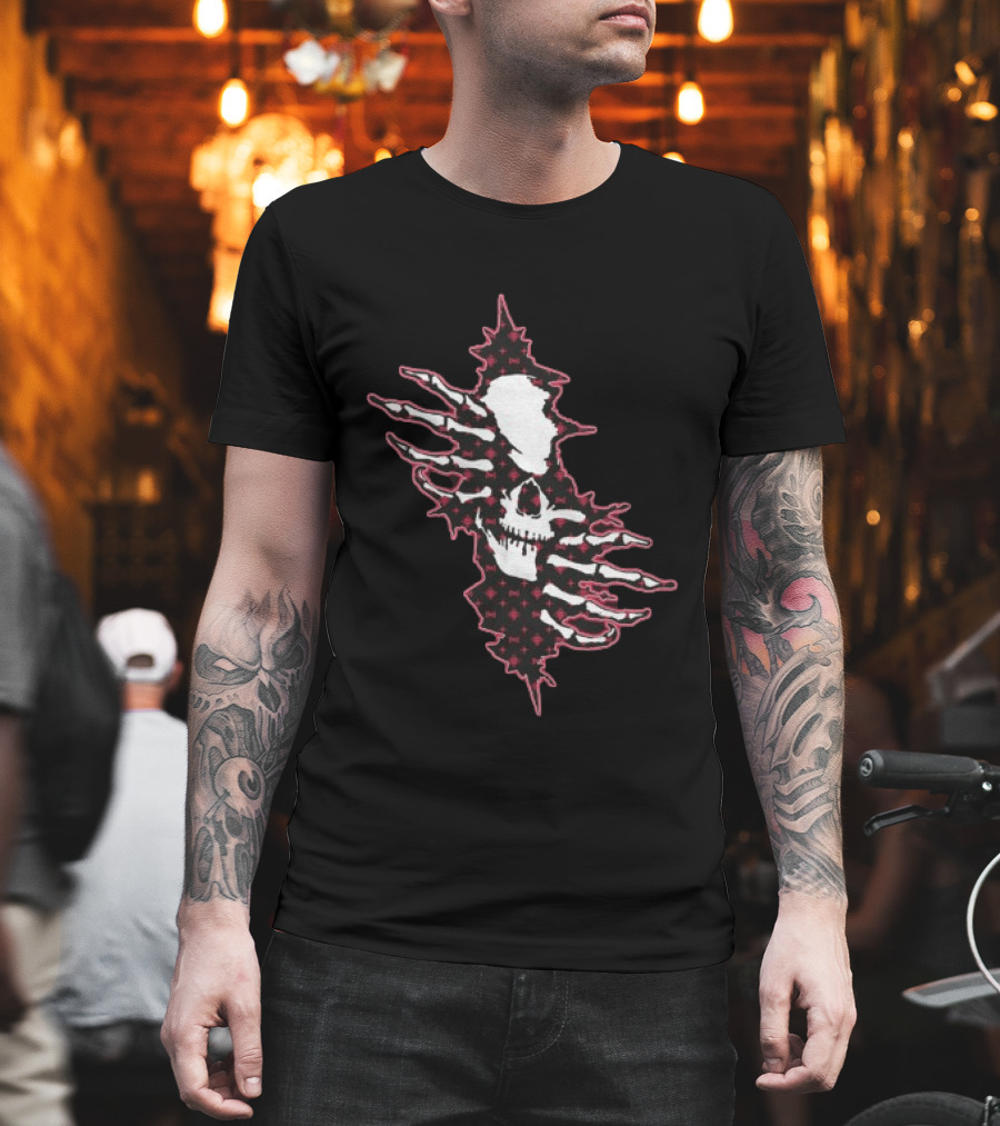 Hollowsquad Ripped Skull Patch T-Shirt