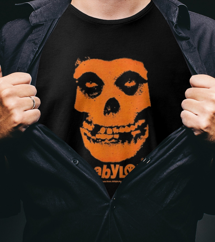 Original Babylon Orange Fiend Skull The Misfits T-Shirt