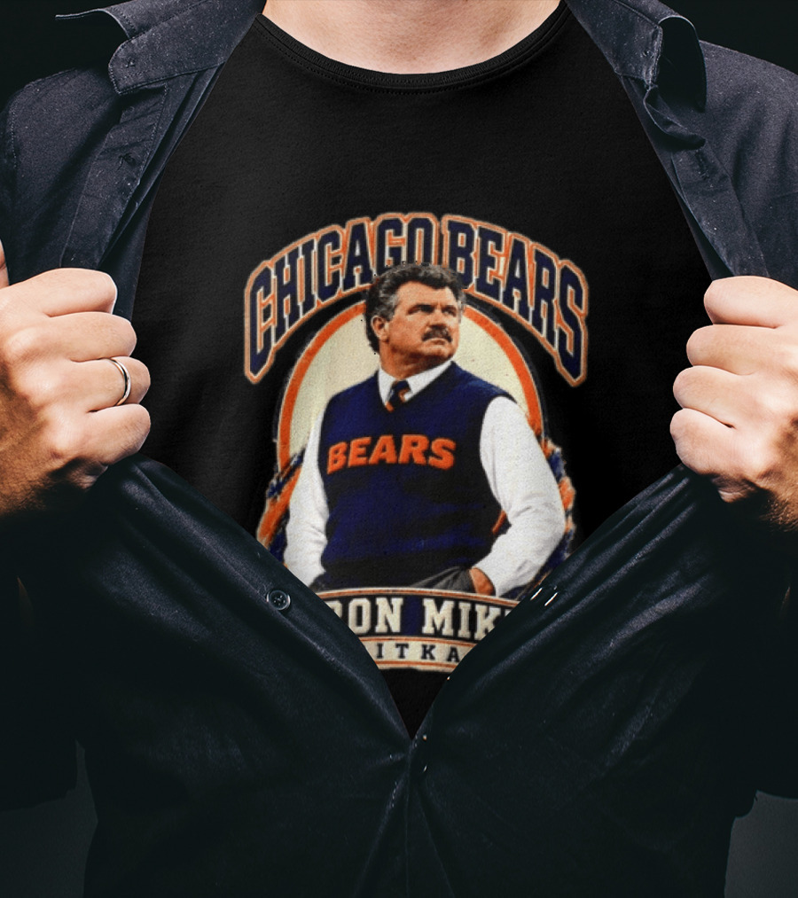 Chicago Bears Iron Mike Ditka NCAA Football T-Shirt
