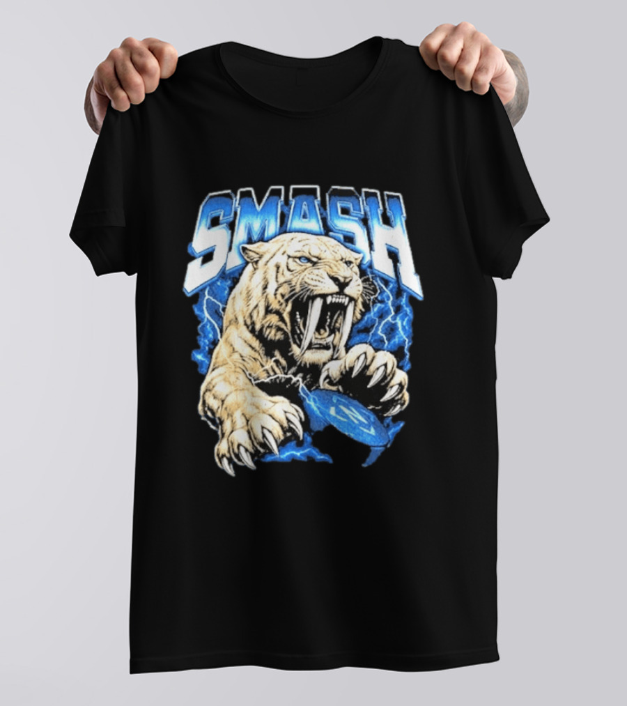 SMASH Predators 2026 Nashville Fierce Tiger Claw Lightning T-Shirt