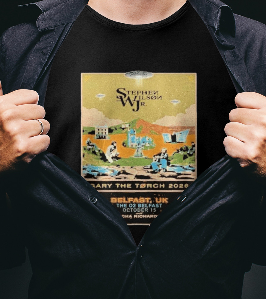 Stephen Wilson Jr Belfast UK Event 2026 The O2 Belfast October 15 Featuring Sorcha Richardson T-Shirt