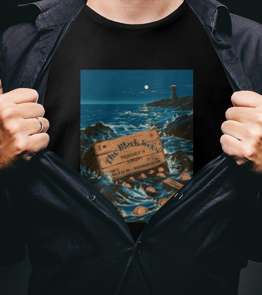The Black Keys Peaches N Kream 2026 Halifax Concert Oct 14 Scotiabank Centre T-Shirt