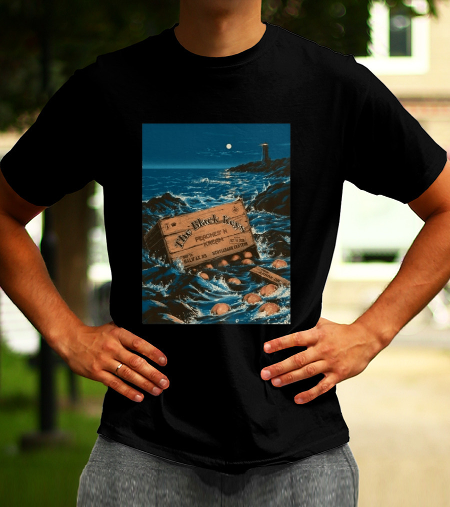 The Black Keys Peaches N Kream 2026 Halifax Concert Oct 14 Scotiabank Centre T-Shirt