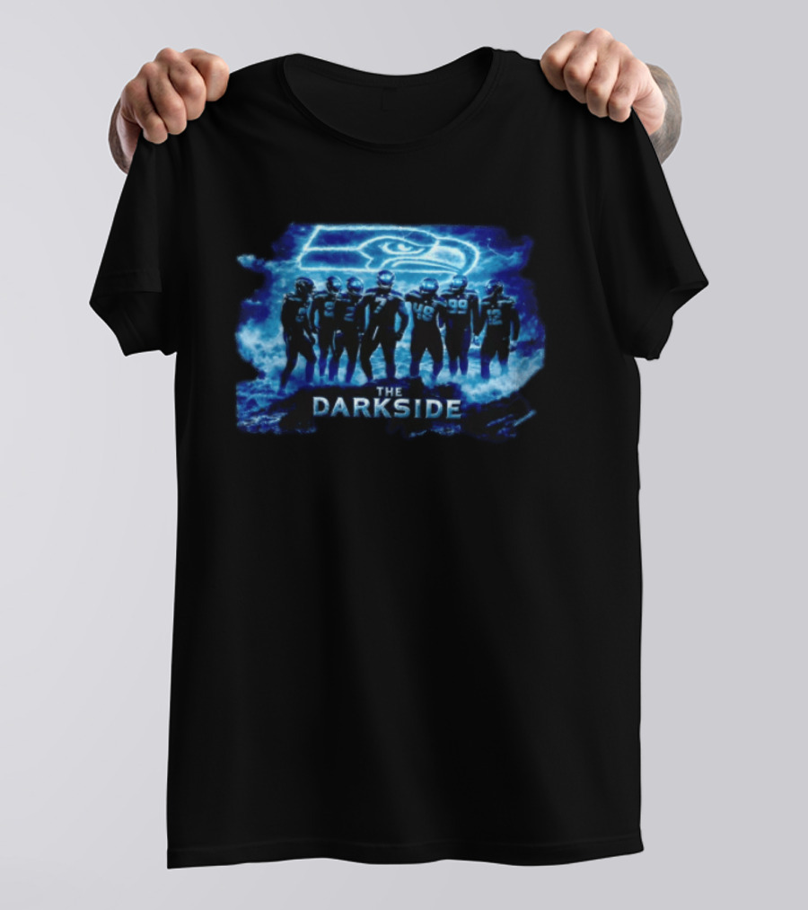 Seattle Seahawks The Darkside NCAA Football Team Fantasy T-Shirt