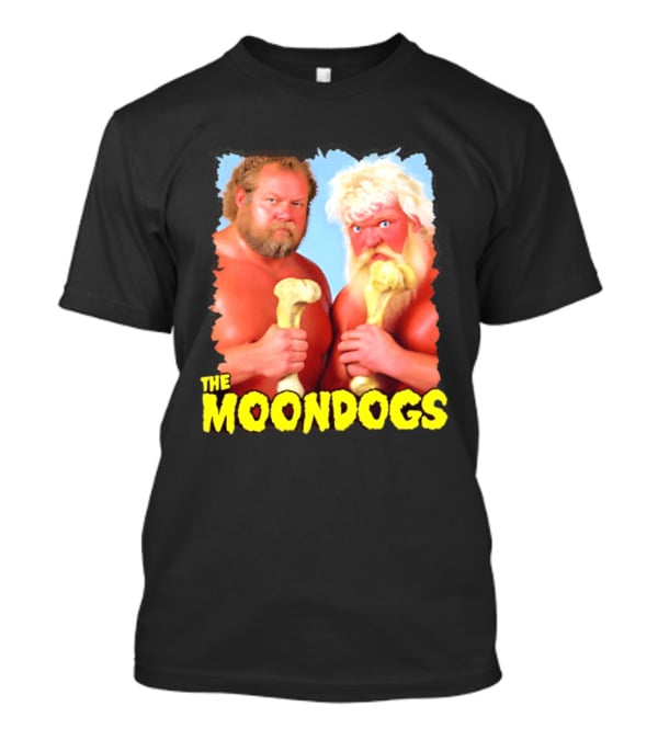 The Moondogs Wrestling Tag Team Iconic Bone Props T-Shirt