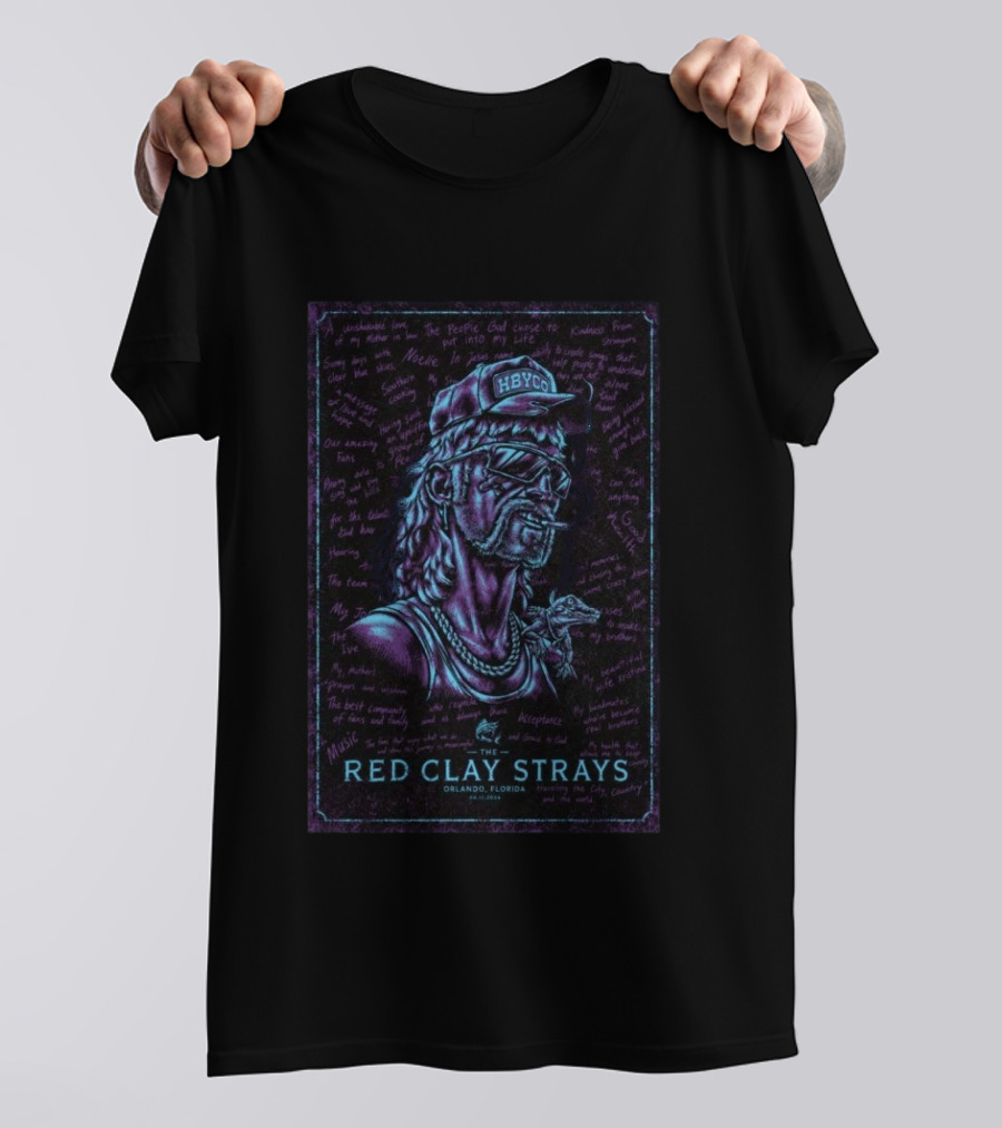 The Red Clay Strays Orlando Florida October 14 2026 HBYCO T-Shirt