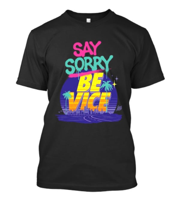 Queen Andrea Wynwood Walls Store Say Sorry Be Vice Retro Miami T-Shirt